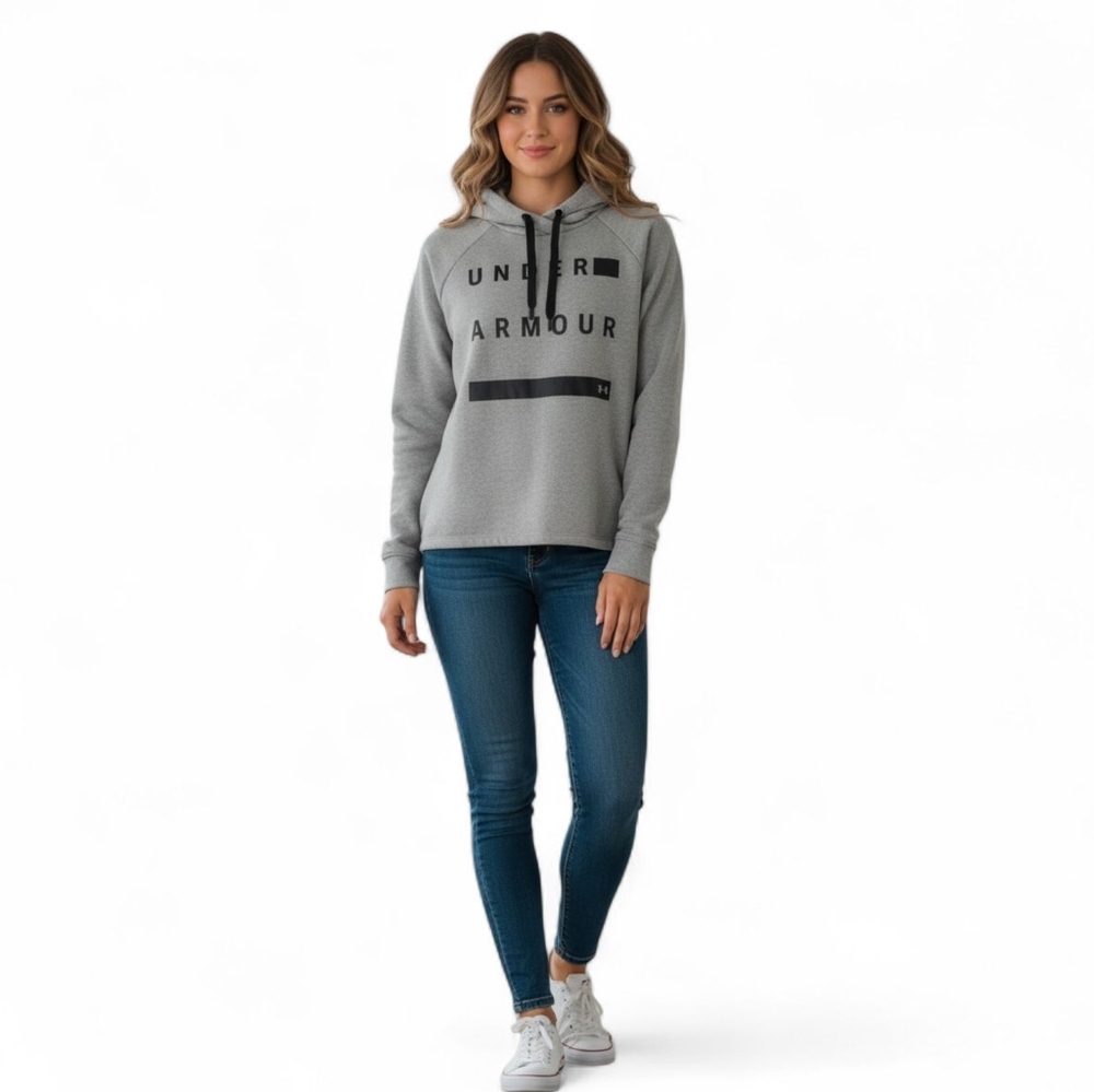 𝅺UNDER Armour Fleece Gym Workout Lounge Threadborne Hoodie  - Women's